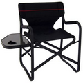 Dining Height Director Chair w/Folding Side Table